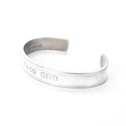 1997 Tiffany & Co. Sterling Silver 1847 Cuff Bracelet