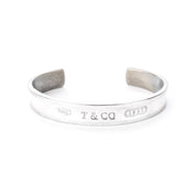 1997 Tiffany & Co. Sterling Silver 1847 Cuff Bracelet