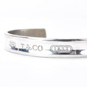 1997 Tiffany & Co. Sterling Silver 1847 Cuff Bracelet