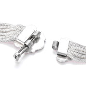 Sterling Silver Turkish Osmanli Niello-Style Choker Necklace