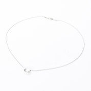 Sterling Silver Tiffany & Co. Elsa Peretti Bean Necklace
