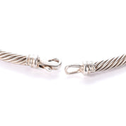 David Yurman Sterling Silver & 14K Gold Metro Collar Necklace