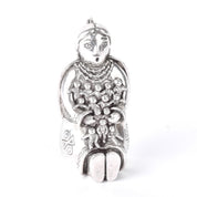 Sterling Silver Native American Storyteller Pendant/Brooch
