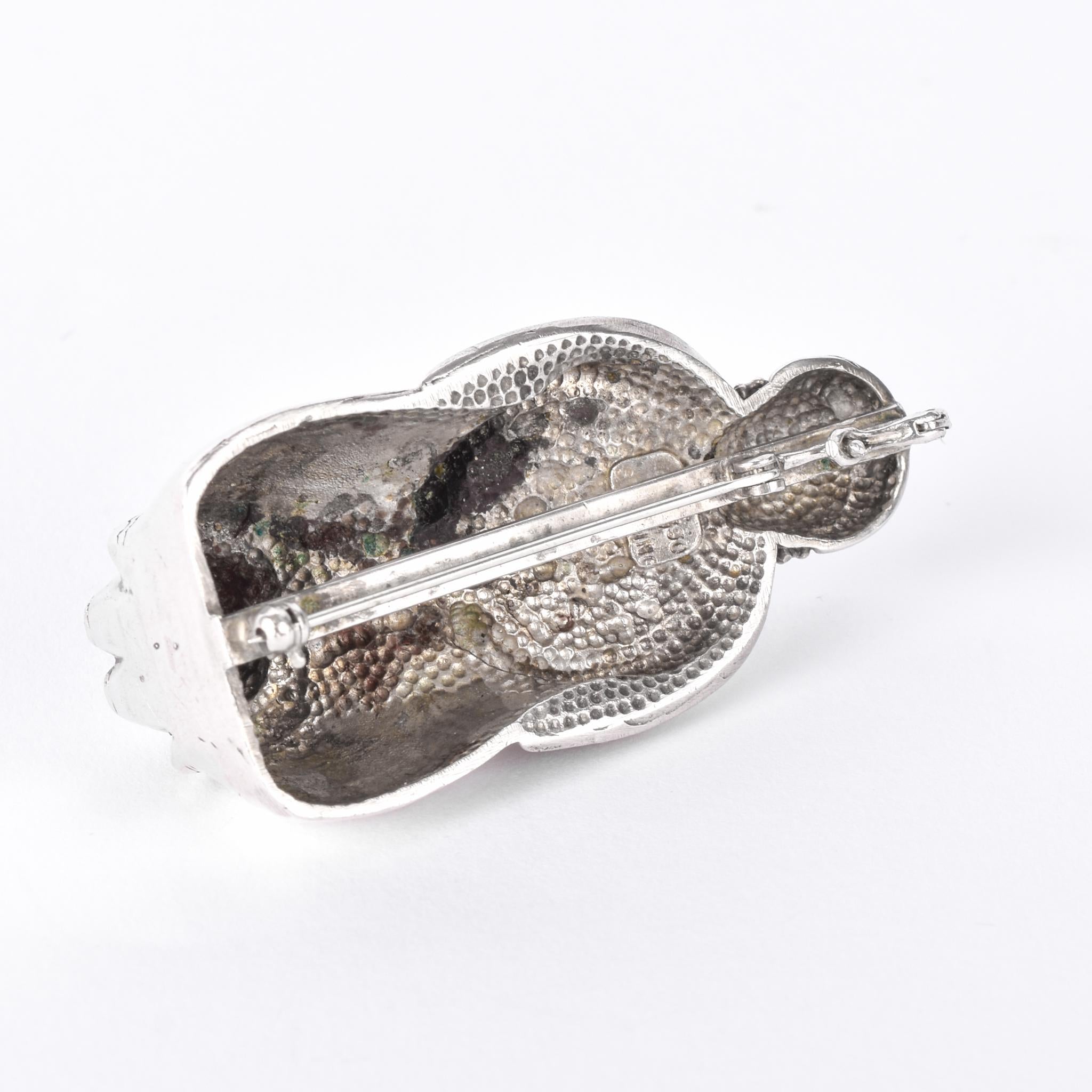 Sterling Silver Native American Storyteller Pendant/Brooch
