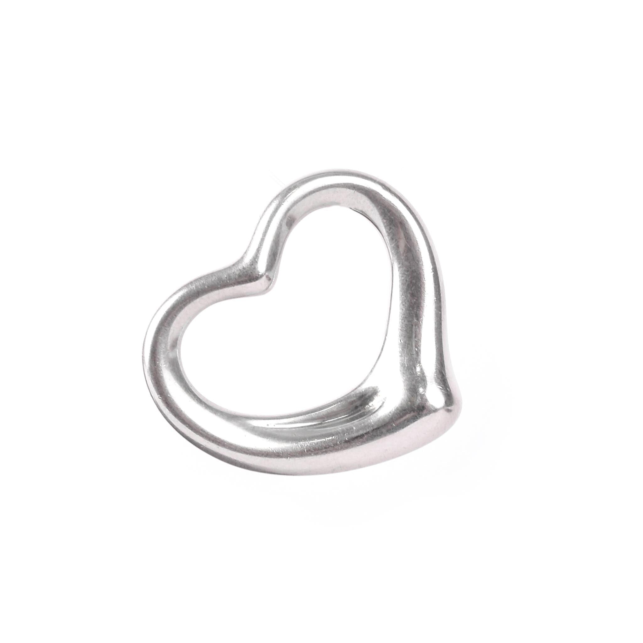 Vintage Tiffany & Co Elsa Peretti Sterling Silver Open Heart Pendant
