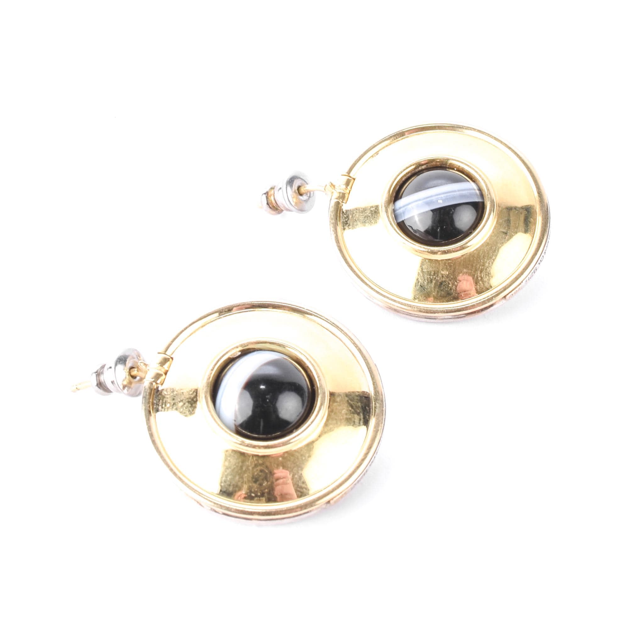 Sterling Silver and 18K Gold Tiffany & Co. Paloma Picasso Reversible Magic Earrings