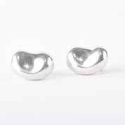 Elsa Peretti for Tiffany & Co. Sterling Silver Bean Stud Earrings