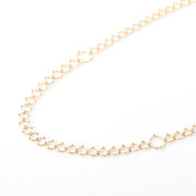 Tiffany & Co. 18K Gold Ring Links Long Necklace