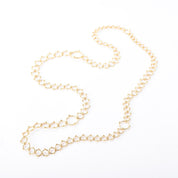 Tiffany & Co. 18K Gold Ring Links Long Necklace
