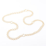 Tiffany & Co. 18K Gold Ring Links Long Necklace