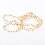 Tiffany & Co. 18K Gold Ring Links Long Necklace