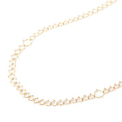 Tiffany & Co. 18K Gold Ring Links Long Necklace