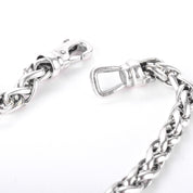 Vintage David Yurman Sterling Silver and Diamond Quatrefoil Pendant Necklace