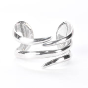 Taxco 925 Sterling Silver Modernist Cuff Bracelet