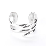 Taxco 925 Sterling Silver Modernist Cuff Bracelet