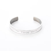 1997 Tiffany & Co. Sterling Silver 1847 Cuff Bracelet