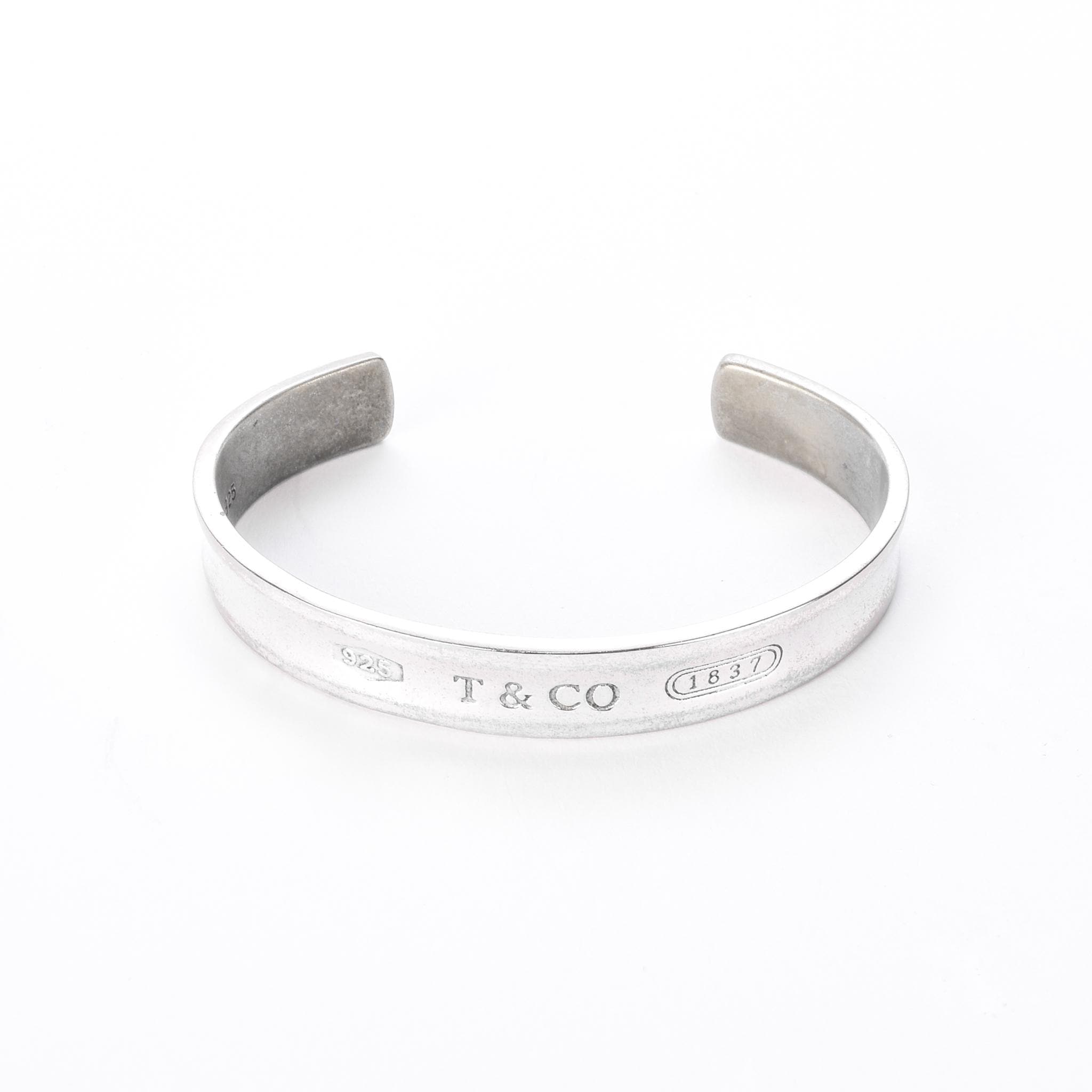 1997 Tiffany & Co. Sterling Silver 1847 Cuff Bracelet