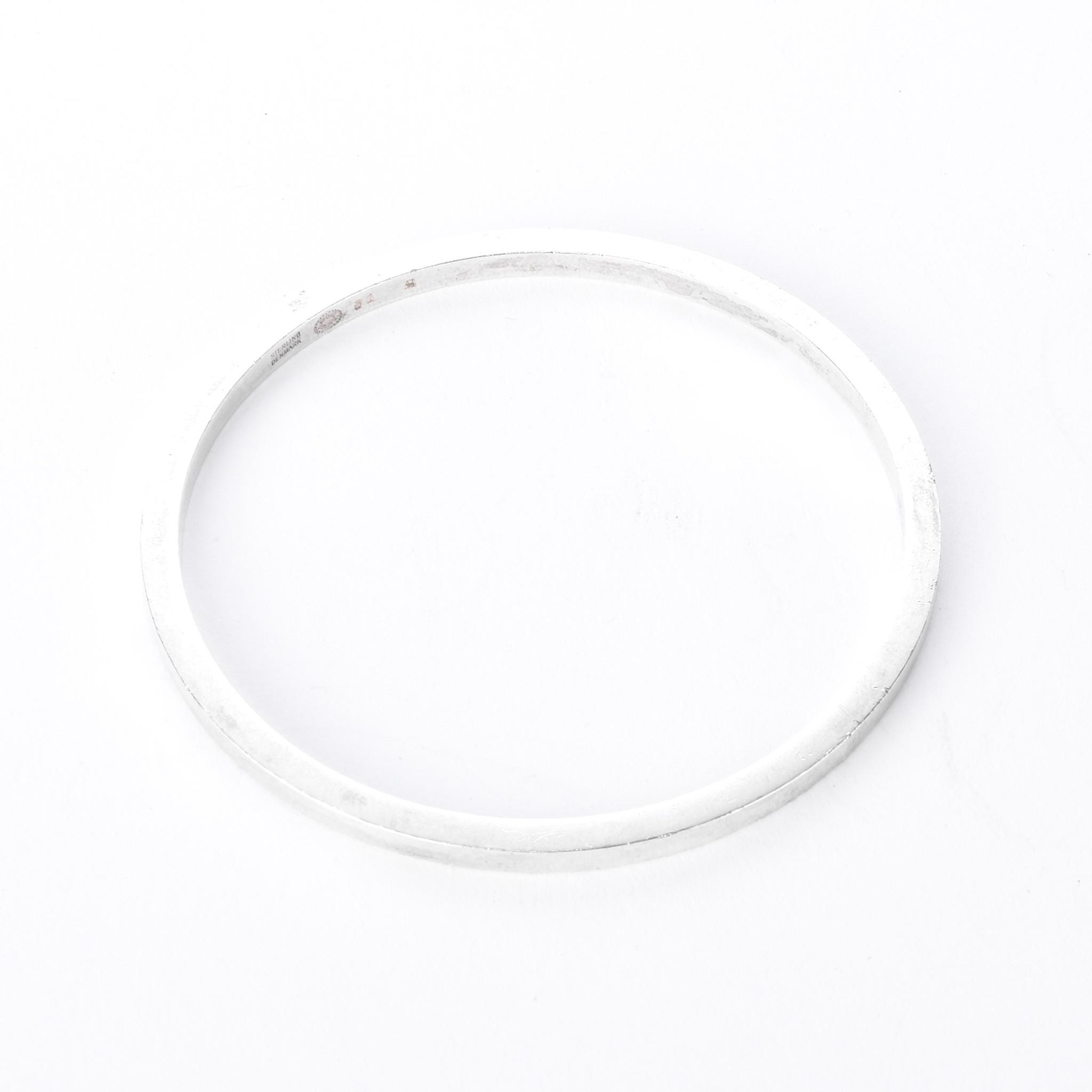 925 Sterling Silver Danish Georg Jensen Bangle #51 A