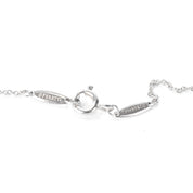 Sterling Silver Tiffany & Co. Elsa Peretti Bean Necklace