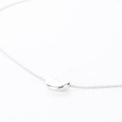 Sterling Silver Tiffany & Co. Elsa Peretti Bean Necklace