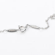 Sterling Silver Tiffany & Co. Elsa Peretti Bean Necklace