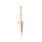 14K Gold Dagger/Knife Pendant