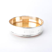 Carrs of Sheffield Sterling Silver and Wood Wine Coaster/Tray