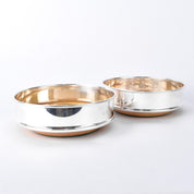 Carrs of Sheffield Sterling Silver and Wood Wine Coaster/Tray