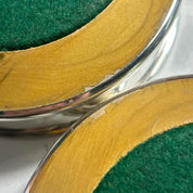 Carrs of Sheffield Sterling Silver and Wood Wine Coaster/Tray