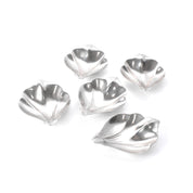 Mid-Century Silver-Tone Flower Ashtray with Removable Petals