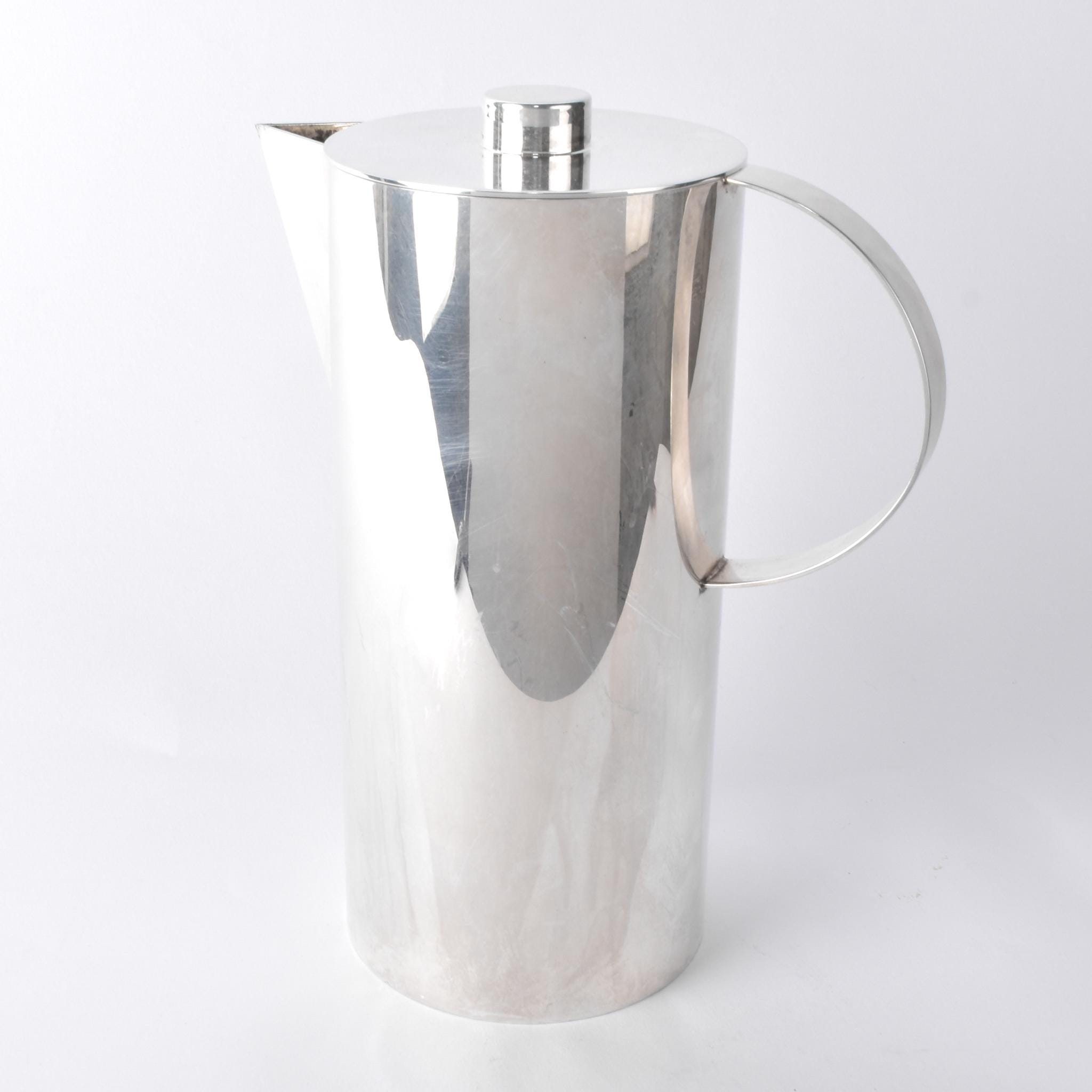 1990s Calvin Klein for Swid Powell Silver Plated Pitcher