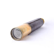 1880s Lord Bury 4 Draw J. H. Steward Brass and Leather Telescope