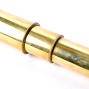 1880s Lord Bury 4 Draw J. H. Steward Brass and Leather Telescope