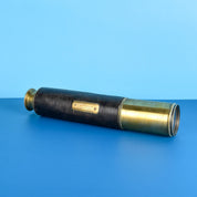 1880s Lord Bury 4 Draw J. H. Steward Brass and Leather Telescope