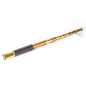 1880s Lord Bury 4 Draw J. H. Steward Brass and Leather Telescope