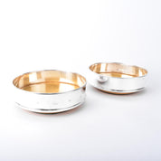 Carrs of Sheffield Sterling Silver and Wood Wine Coaster/Tray