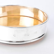 Carrs of Sheffield Sterling Silver and Wood Wine Coaster/Tray