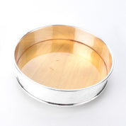 Carrs of Sheffield Sterling Silver and Wood Wine Coaster/Tray