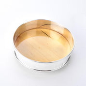 Carrs of Sheffield Sterling Silver and Wood Wine Coaster/Tray