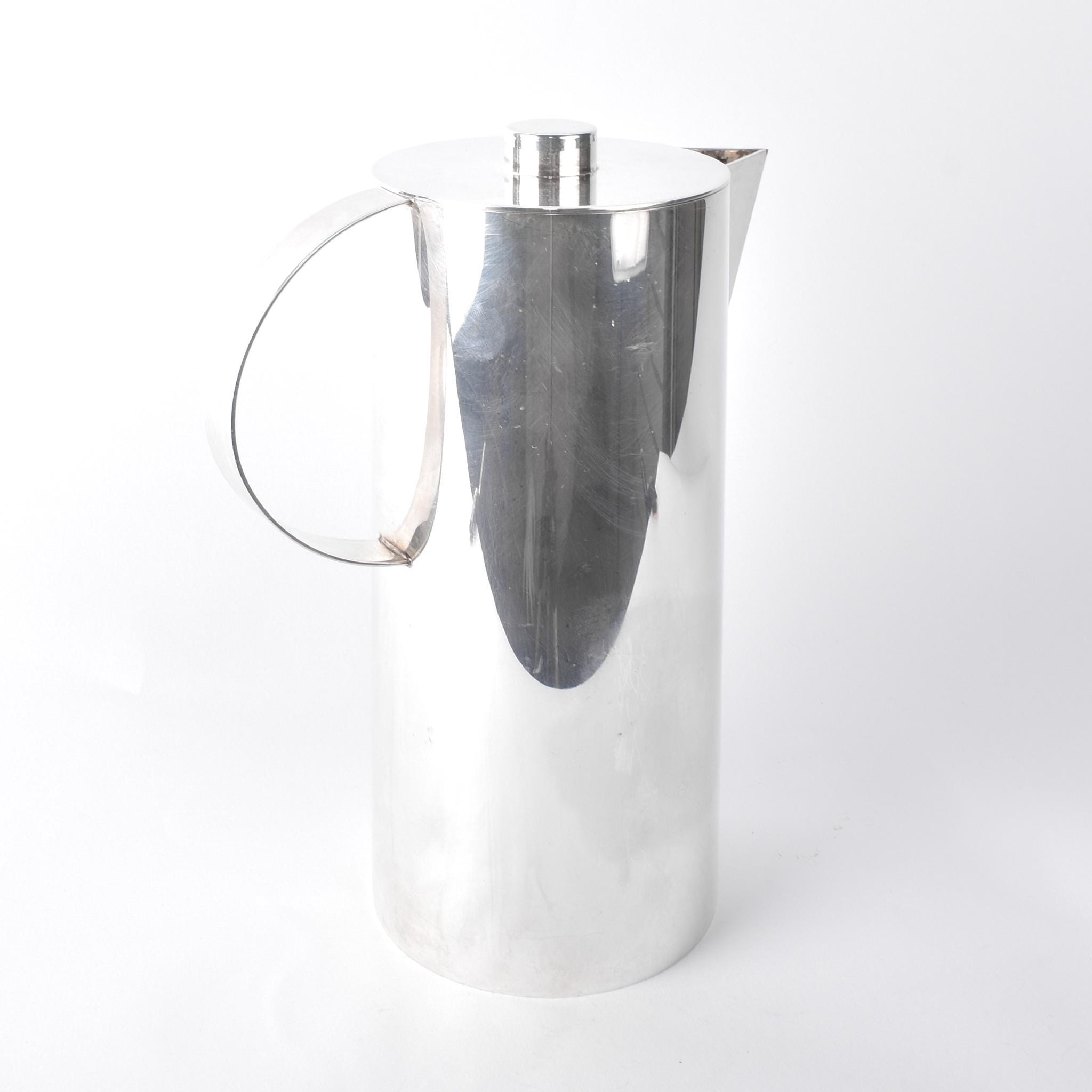 1990s Calvin Klein for Swid Powell Silver Plated Pitcher