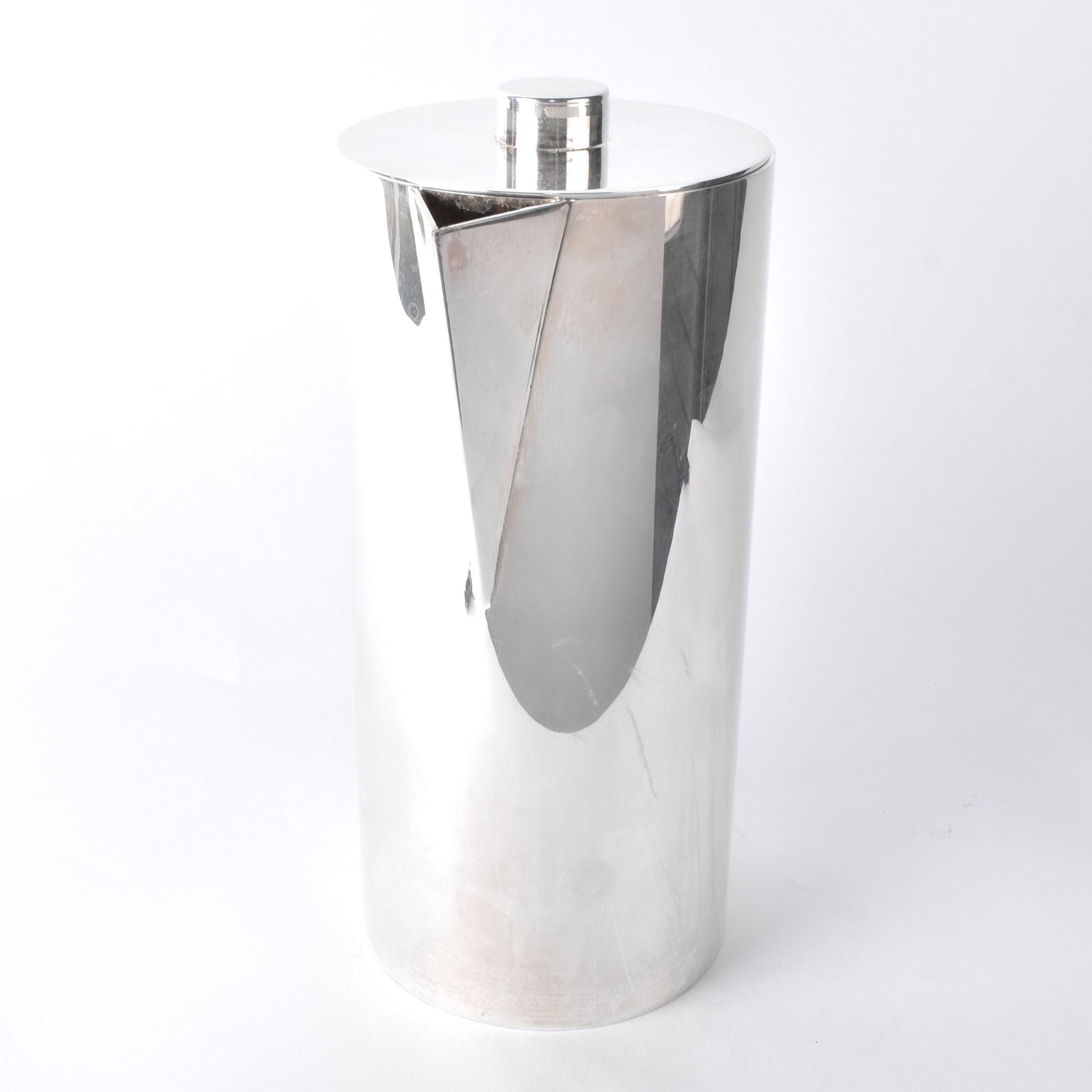 1990s Calvin Klein for Swid Powell Silver Plated Pitcher