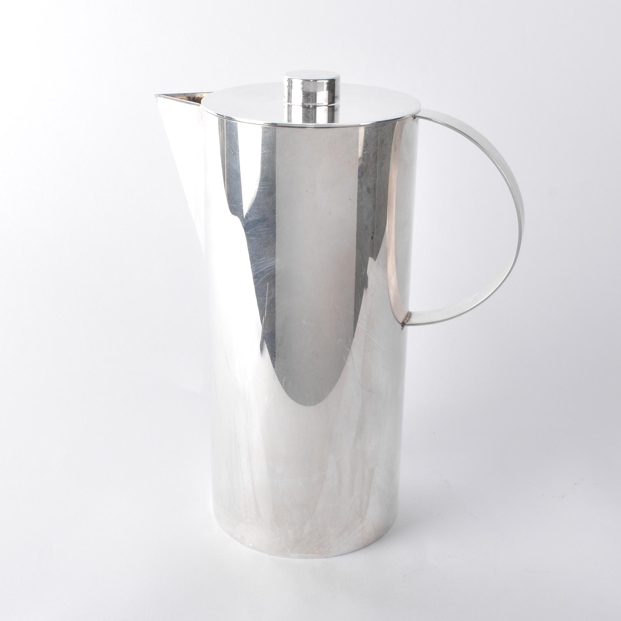 1990s Calvin Klein for Swid Powell Silver Plated Pitcher