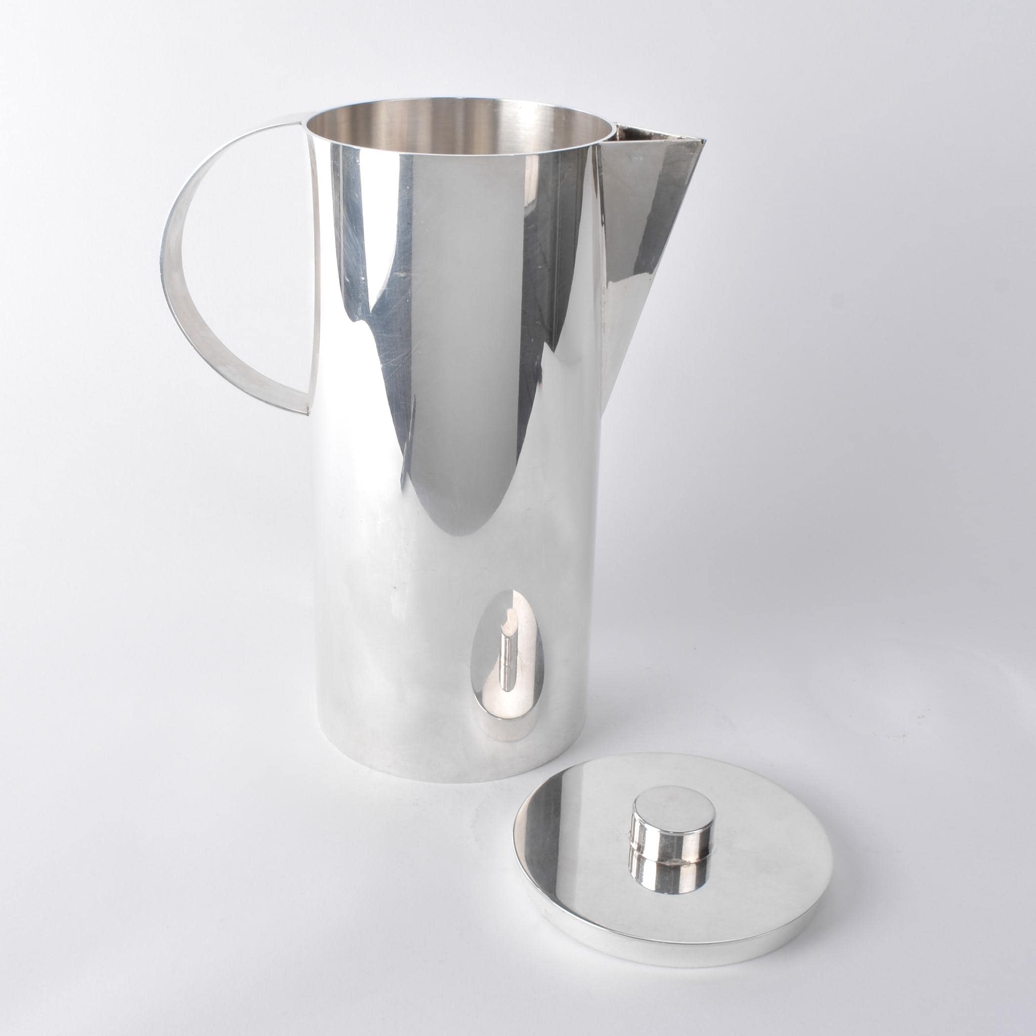 1990s Calvin Klein for Swid Powell Silver Plated Pitcher
