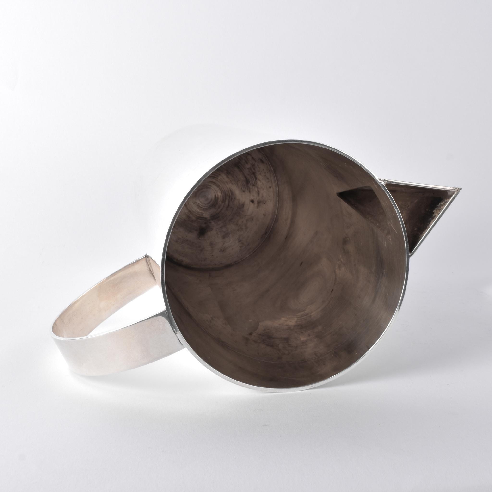 1990s Calvin Klein for Swid Powell Silver Plated Pitcher