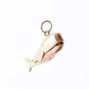 Vintage 9K Gold "Jonah and the Whale" Charm, 23mm