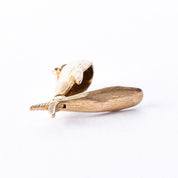 Vintage 9K Gold "Jonah and the Whale" Charm, 23mm