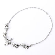 Mexican Sterling Silver Grape Cluster Necklace