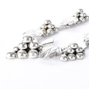 Mexican Sterling Silver Grape Cluster Necklace
