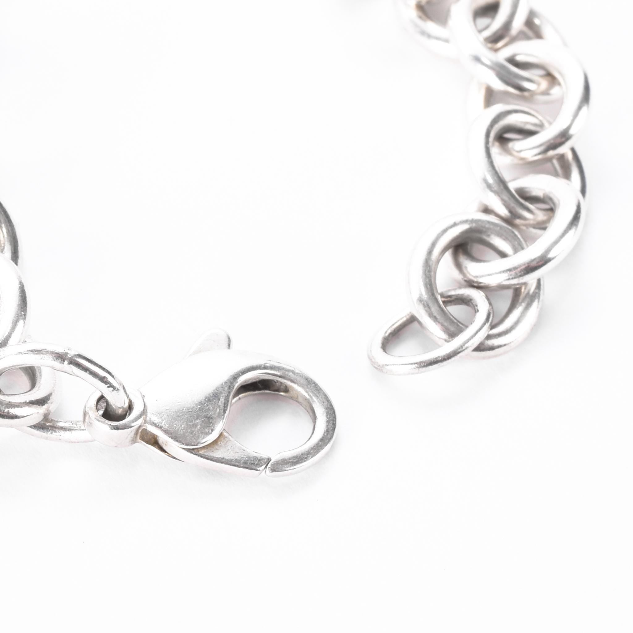 Tiffany & Co. Sterling Silver Round Tag "Return To Tiffany" Bracelet
