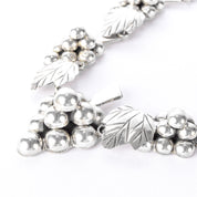 Mexican Sterling Silver Grape Cluster Necklace